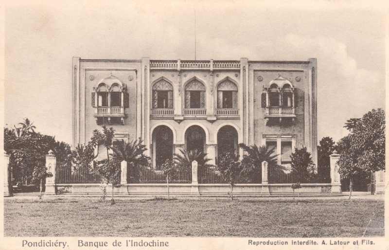 02-11 - Pondichery - banque Indochine - 2